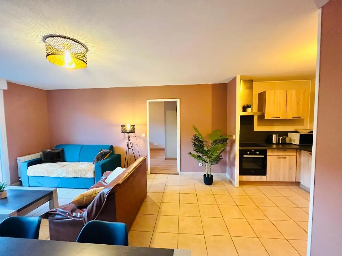 Apartmán *Le Golden Blue* Magnifique T3 A 5Min Du Centre Avec Parking Gratuit Bellegarde-sur-Valserine